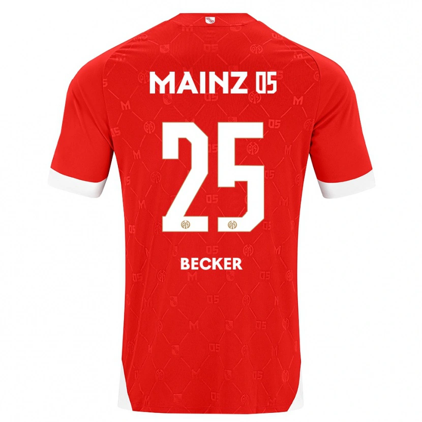 Danxen Uomo Maglia Kathrin Becker #25 Rosso Bianco Kit Gara Home 2026/27 Maglietta