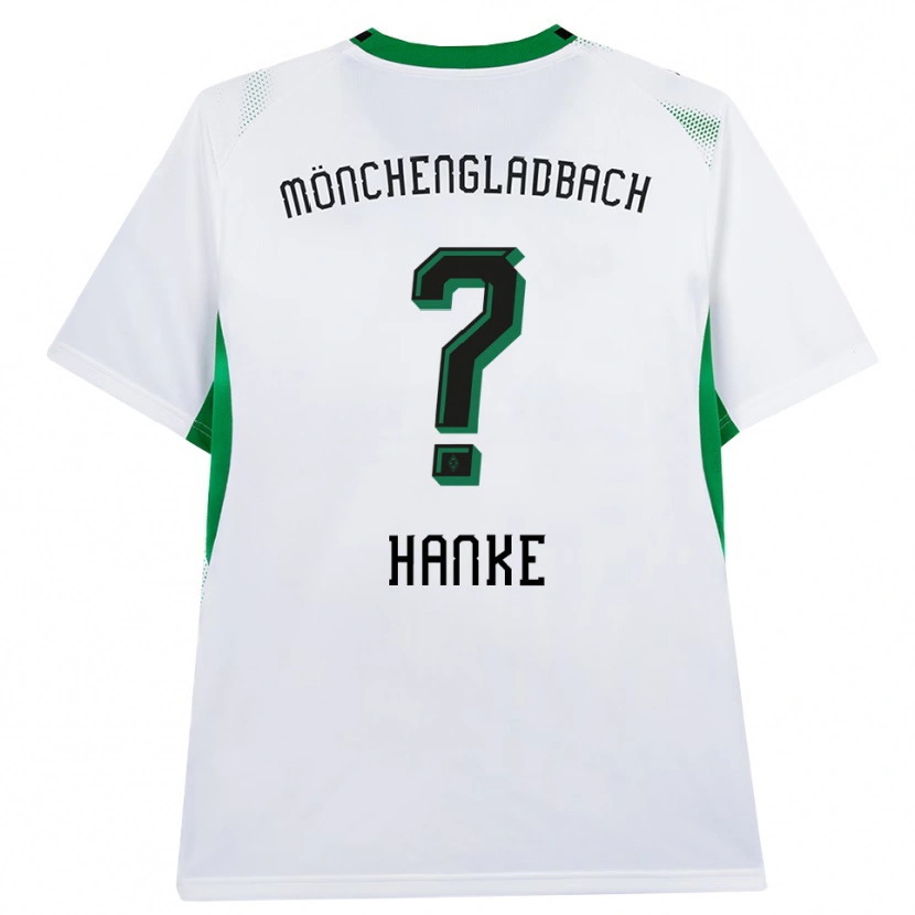 Danxen Uomo Maglia Jayron-Cain Hanke #0 Bianco Nero Verde Kit Gara Home 2026/27 Maglietta