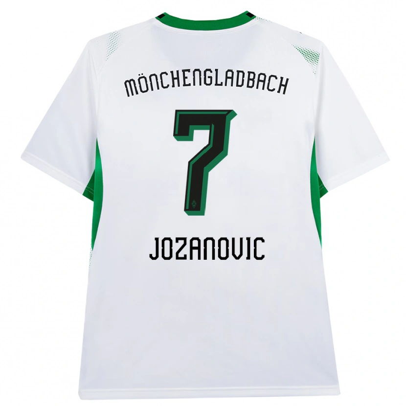 Danxen Uomo Maglia Antonio Jozanovic #7 Bianco Nero Verde Kit Gara Home 2026/27 Maglietta