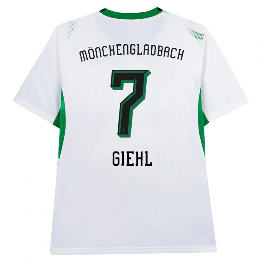 Danxen Uomo Maglia Madita Giehl #7 Bianco Nero Verde Kit Gara Home 2026/27 Maglietta