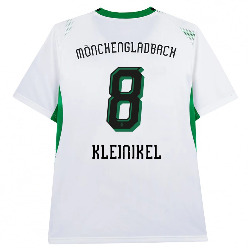 Danxen Uomo Maglia Nadja Kleinikel #8 Bianco Nero Verde Kit Gara Home 2026/27 Maglietta