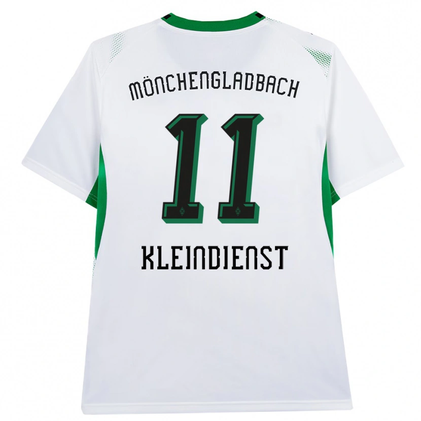 Danxen Uomo Maglia Tim Kleindienst #11 Bianco Nero Verde Kit Gara Home 2026/27 Maglietta