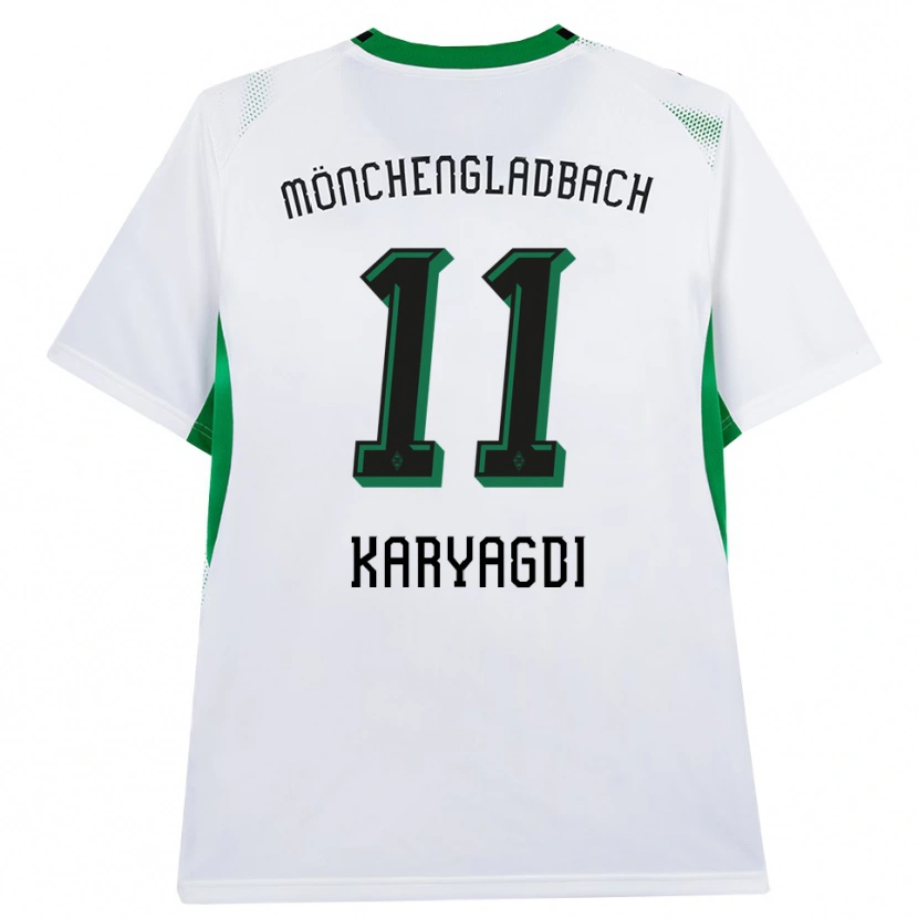 Danxen Uomo Maglia Kerim Karyagdi #11 Bianco Nero Verde Kit Gara Home 2026/27 Maglietta