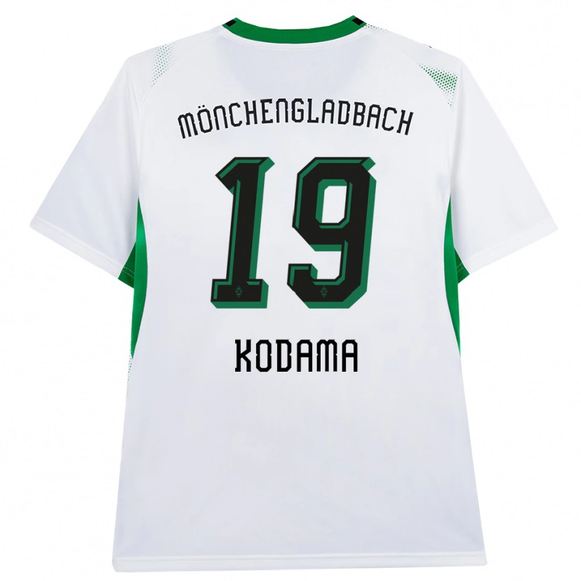 Danxen Uomo Maglia Keiko Kodama #19 Bianco Nero Verde Kit Gara Home 2026/27 Maglietta