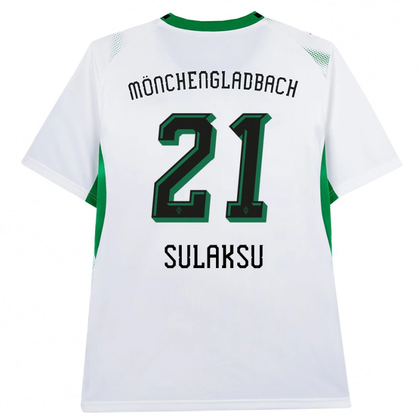 Danxen Uomo Maglia Ozan Sulaksu #21 Bianco Nero Verde Kit Gara Home 2026/27 Maglietta