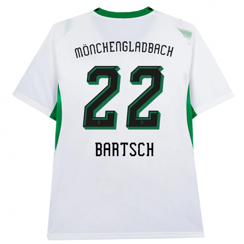 Danxen Uomo Maglia Kristina Bartsch #22 Bianco Nero Verde Kit Gara Home 2026/27 Maglietta