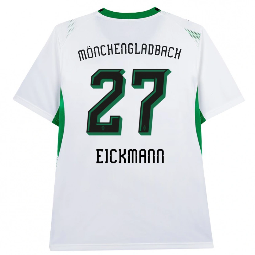 Danxen Uomo Maglia Mia Eickmann #27 Bianco Nero Verde Kit Gara Home 2026/27 Maglietta