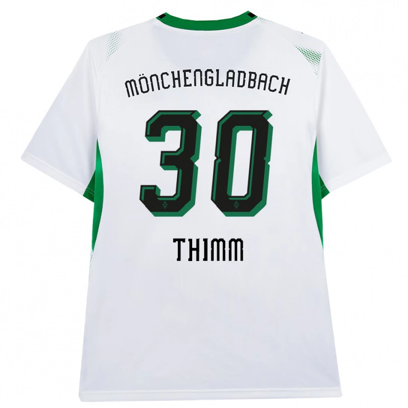 Danxen Uomo Maglia Joshua Thimm #30 Bianco Nero Verde Kit Gara Home 2026/27 Maglietta