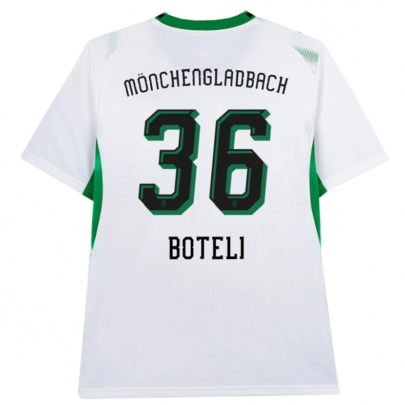 Danxen Uomo Maglia Winsley Boteli #36 Bianco Nero Verde Kit Gara Home 2026/27 Maglietta
