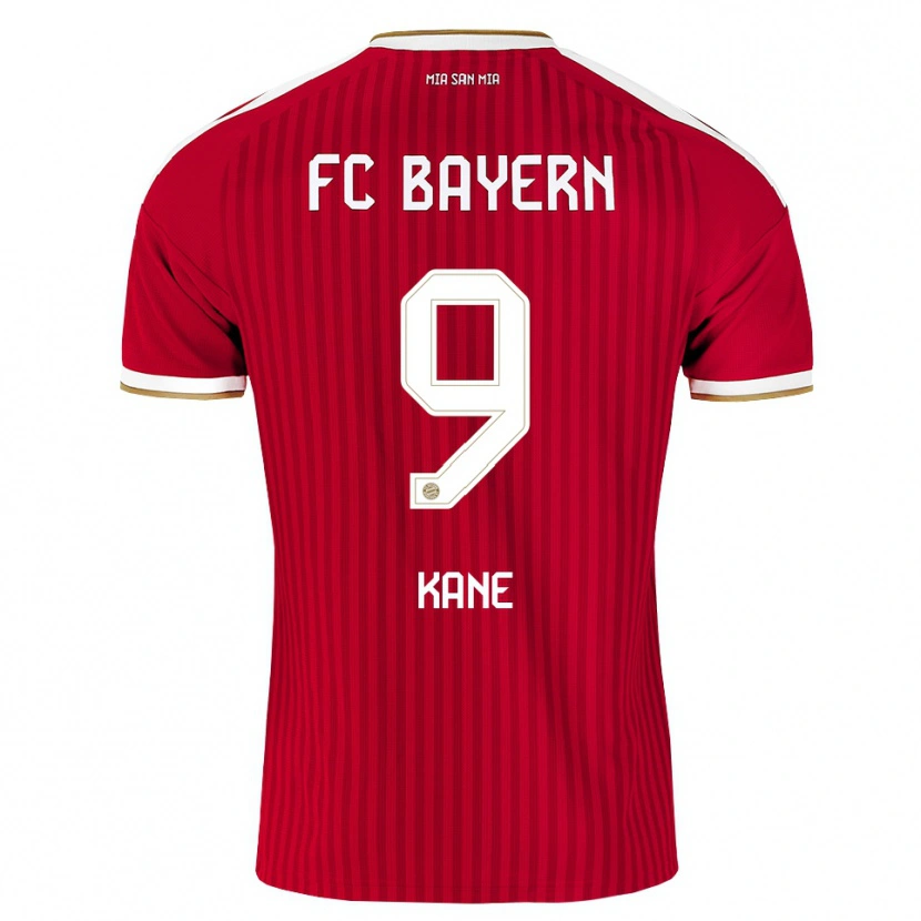 Danxen Uomo Maglia Harry Kane #9 Rosso Bianco Blu Kit Gara Home 2026/27 Maglietta