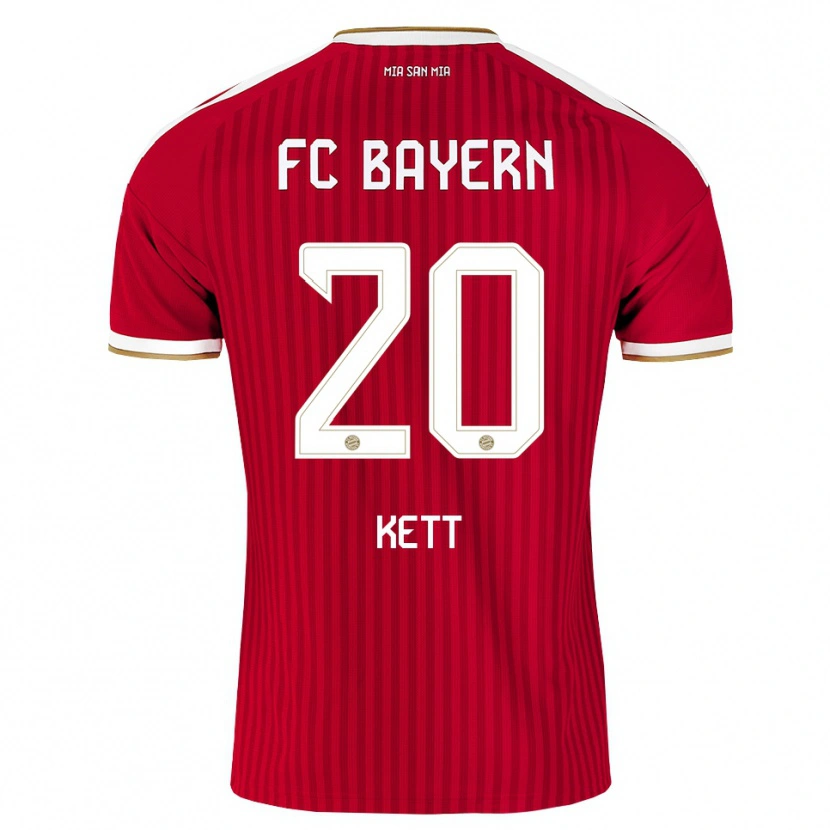 Danxen Uomo Maglia Franziska Kett #20 Rosso Bianco Blu Kit Gara Home 2026/27 Maglietta