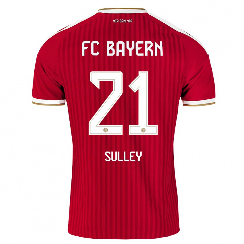 Danxen Uomo Maglia Williams Baffour Sulley #21 Rosso Bianco Blu Kit Gara Home 2026/27 Maglietta