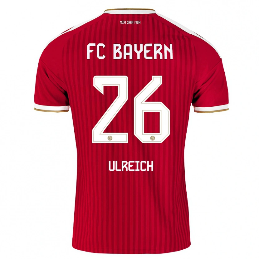 Danxen Uomo Maglia Sven Ulreich #26 Rosso Bianco Blu Kit Gara Home 2026/27 Maglietta