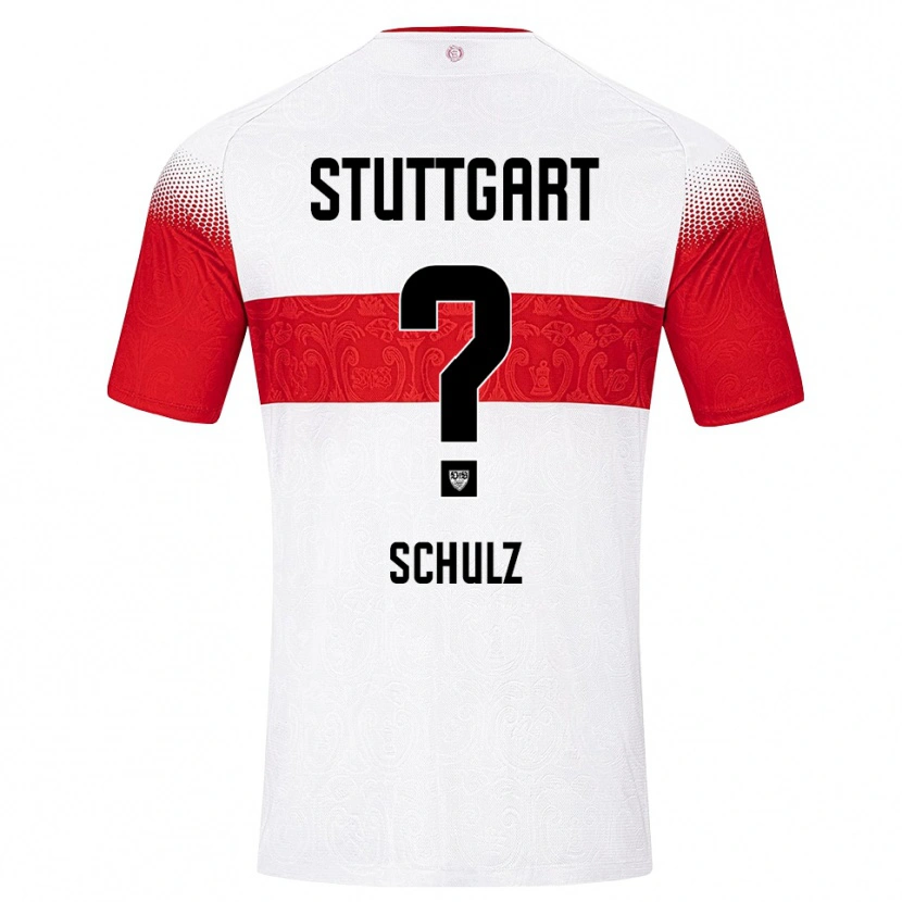 Danxen Uomo Maglia Tim Schulz #0 Bianco Rosso Giallo Kit Gara Home 2026/27 Maglietta
