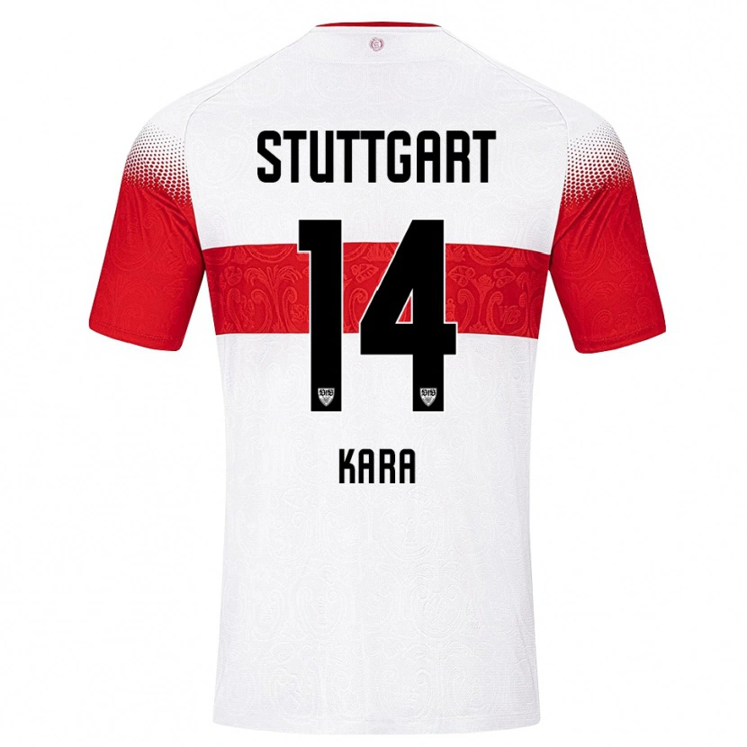 Danxen Uomo Maglia Semih Kara #14 Bianco Rosso Giallo Kit Gara Home 2026/27 Maglietta