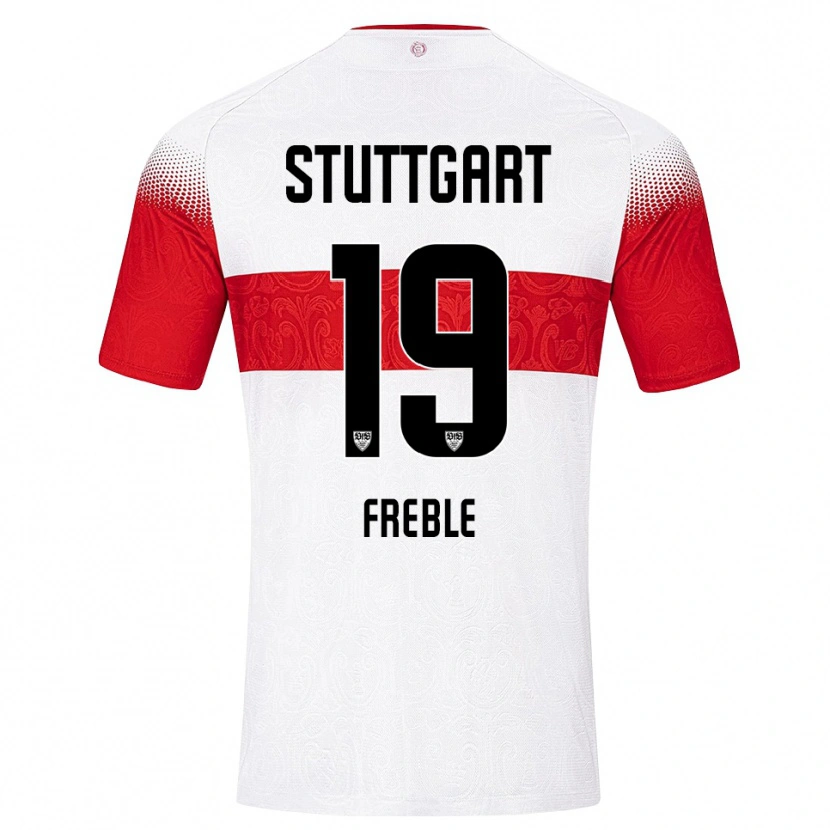 Danxen Uomo Maglia Kenny Freßle #19 Bianco Rosso Giallo Kit Gara Home 2026/27 Maglietta