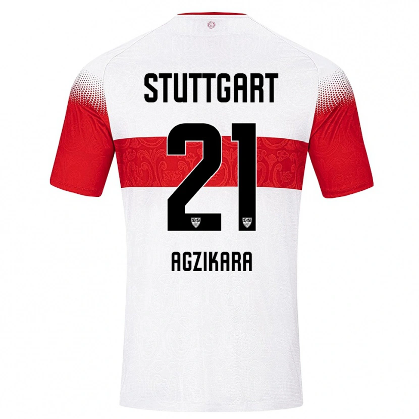 Danxen Uomo Maglia Emirhan Ağzıkara #21 Bianco Rosso Giallo Kit Gara Home 2026/27 Maglietta