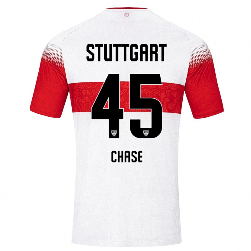 Danxen Uomo Maglia Anrie Chase #45 Bianco Rosso Giallo Kit Gara Home 2026/27 Maglietta