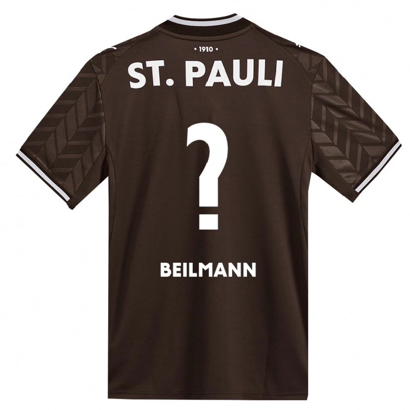 Danxen Uomo Maglia Erwin Beilmann #0 Caffè Bianco Kit Gara Home 2026/27 Maglietta