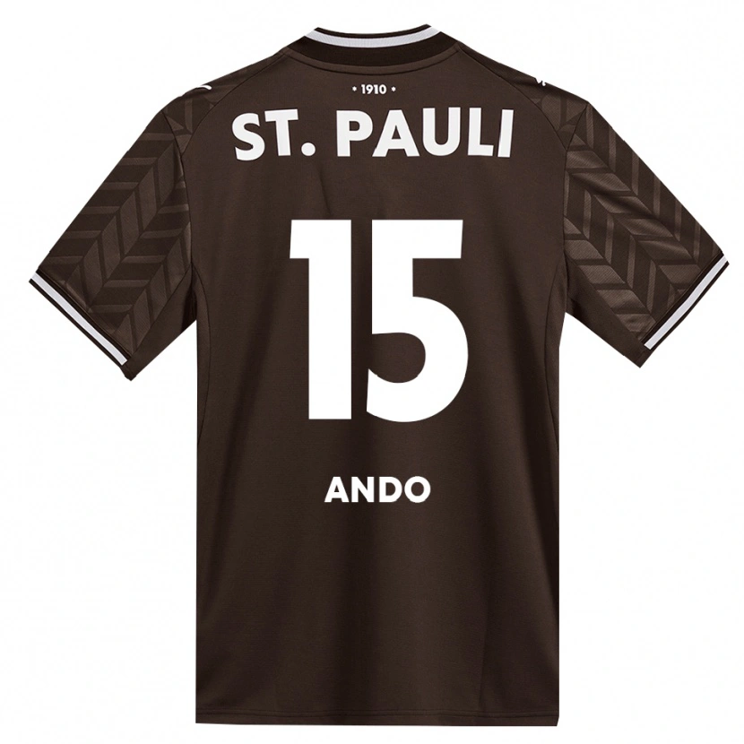 Danxen Uomo Maglia Tomoya Ando #15 Caffè Bianco Kit Gara Home 2026/27 Maglietta