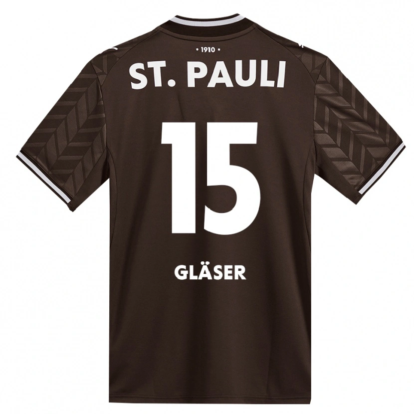 Danxen Uomo Maglia Julian Gläser #15 Caffè Bianco Kit Gara Home 2026/27 Maglietta