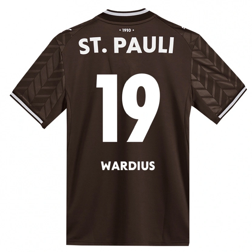 Danxen Uomo Maglia Jack Wardius #19 Caffè Bianco Kit Gara Home 2026/27 Maglietta