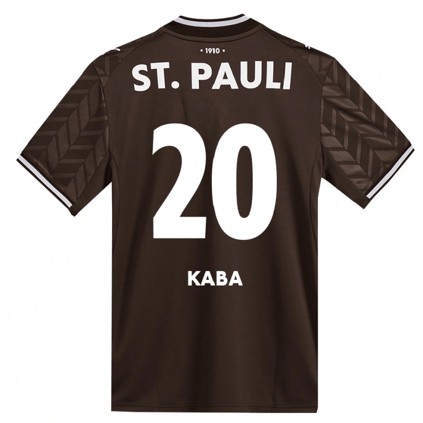 Danxen Uomo Maglia Wissou Kaba #20 Caffè Bianco Kit Gara Home 2026/27 Maglietta