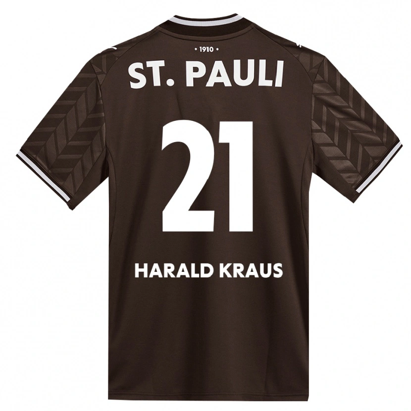 Danxen Uomo Maglia Stefan Harald Kraus #21 Caffè Bianco Kit Gara Home 2026/27 Maglietta