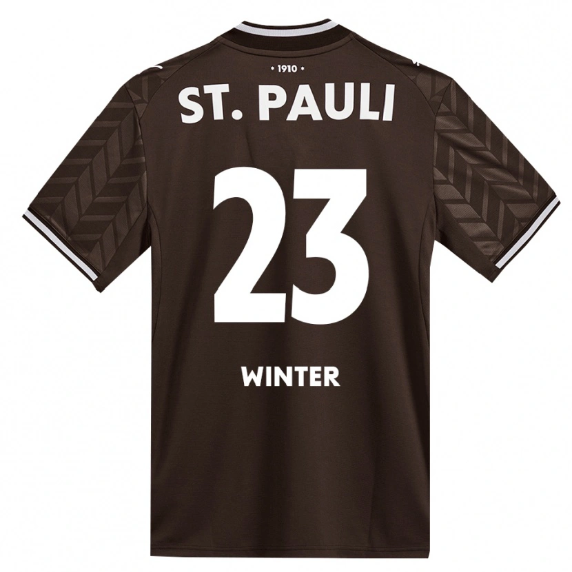 Danxen Uomo Maglia Nik Winter #23 Caffè Bianco Kit Gara Home 2026/27 Maglietta