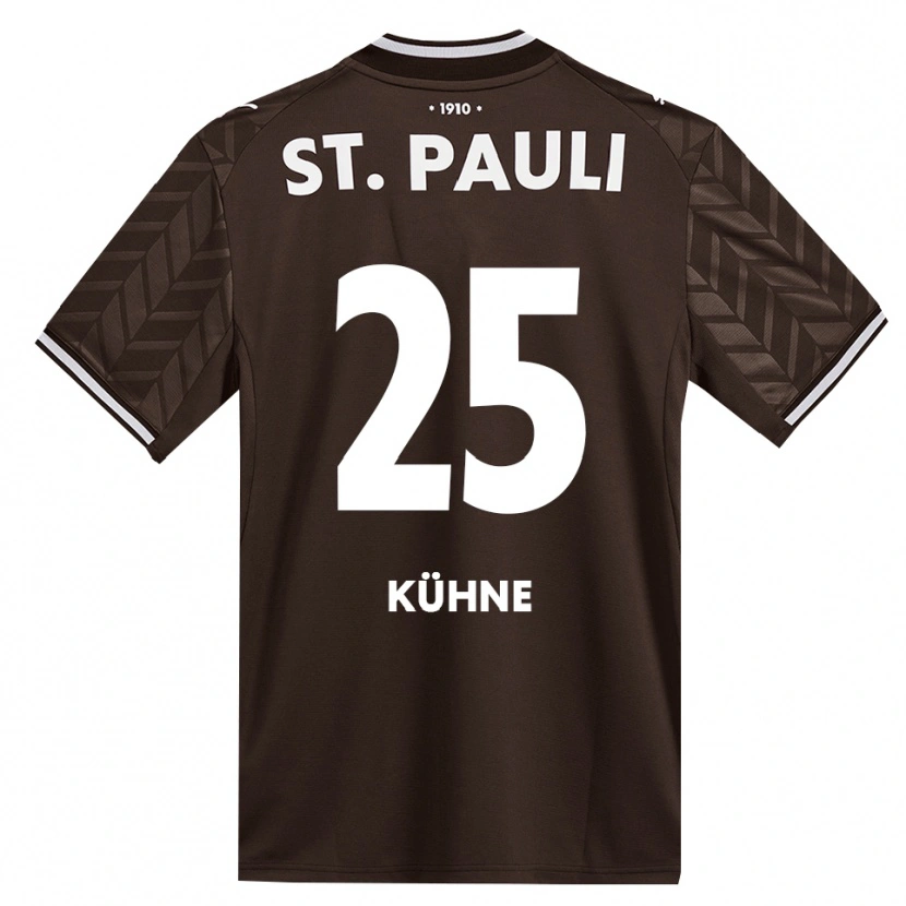Danxen Uomo Maglia Florian Kühne #25 Caffè Bianco Kit Gara Home 2026/27 Maglietta