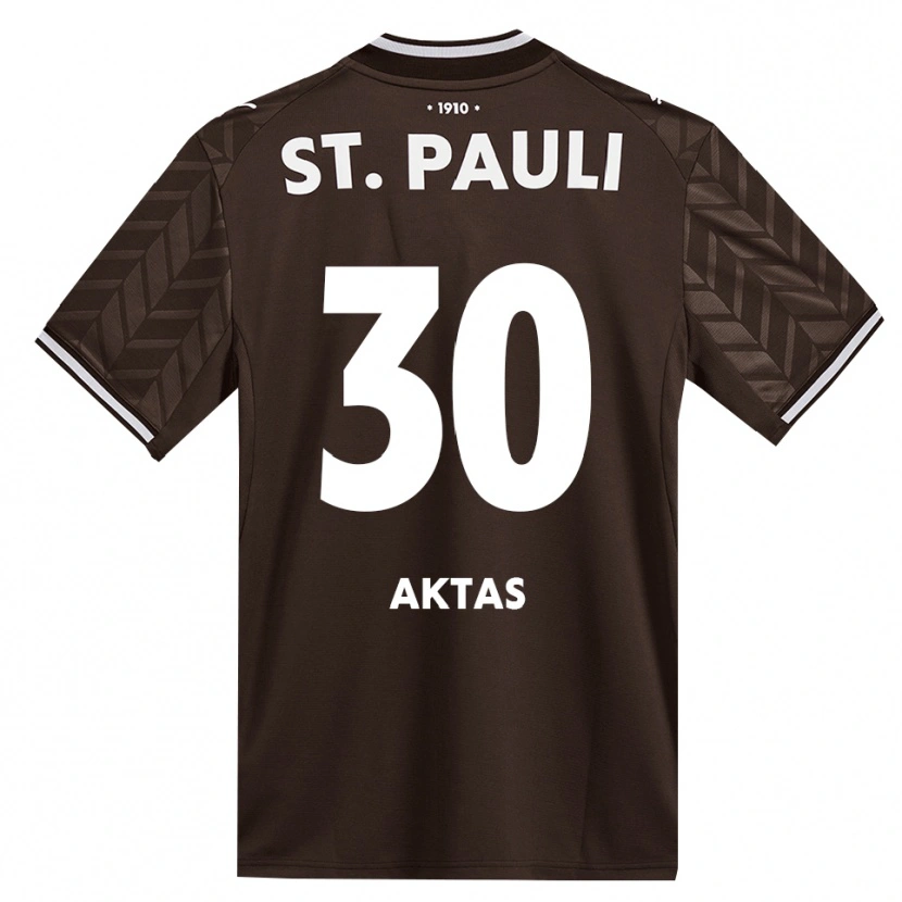 Danxen Uomo Maglia Neyo Aktas #30 Caffè Bianco Kit Gara Home 2026/27 Maglietta