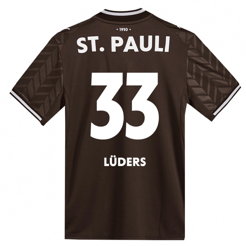 Danxen Uomo Maglia Ben Lüders #33 Caffè Bianco Kit Gara Home 2026/27 Maglietta