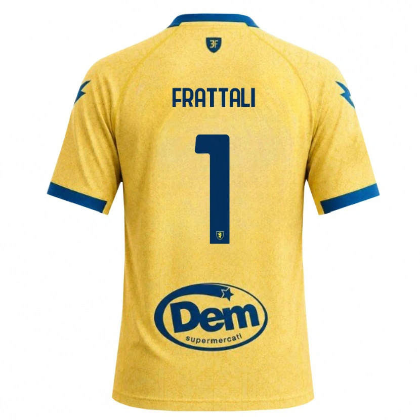 Danxen Uomo Maglia Pierluigi Frattali #1 Cachi Nero Blu Kit Gara Home 2026/27 Maglietta