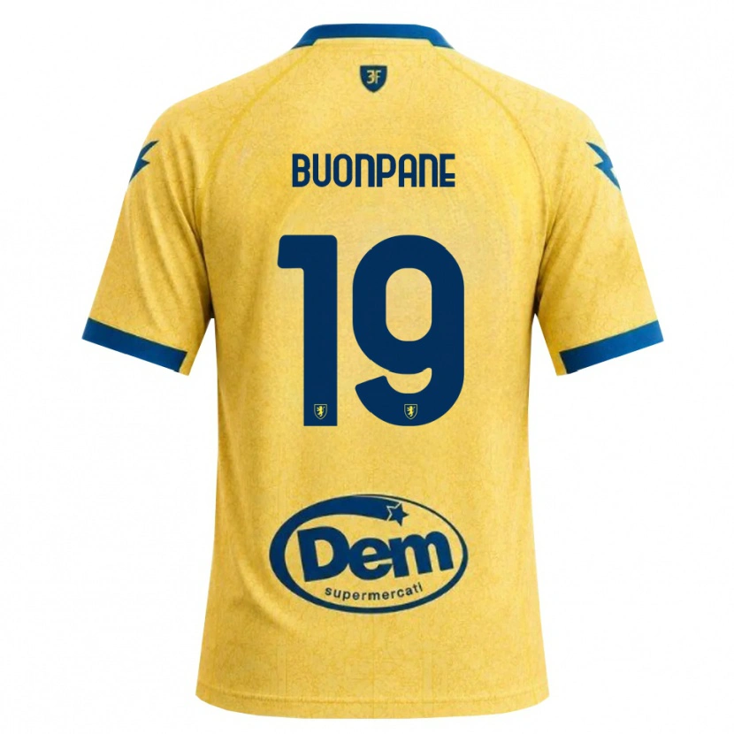 Danxen Uomo Maglia Davide Buonpane #19 Cachi Nero Blu Kit Gara Home 2026/27 Maglietta
