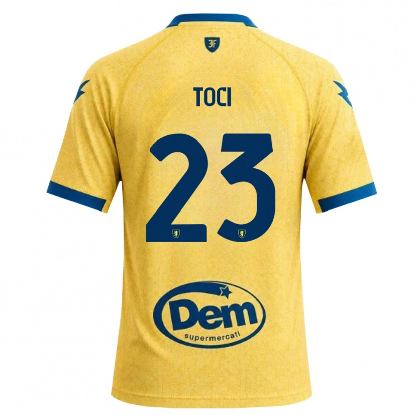 Danxen Uomo Maglia Matteo Toci #23 Cachi Nero Blu Kit Gara Home 2026/27 Maglietta
