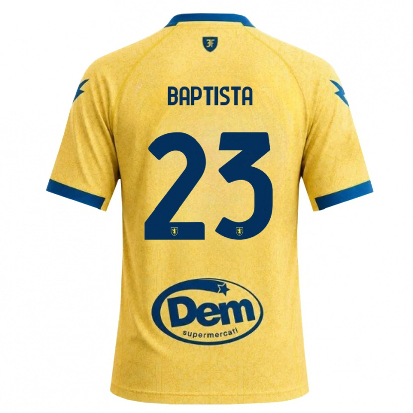 Danxen Uomo Maglia Viktor Baptista #23 Cachi Nero Blu Kit Gara Home 2026/27 Maglietta