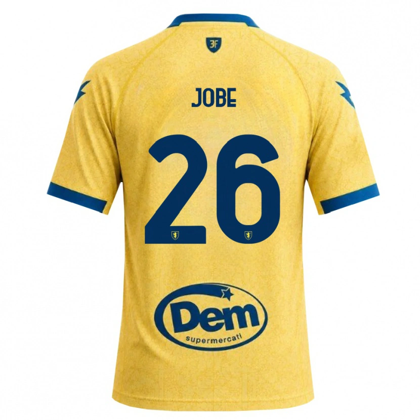 Danxen Uomo Maglia Amadou Jobe #26 Cachi Nero Blu Kit Gara Home 2026/27 Maglietta
