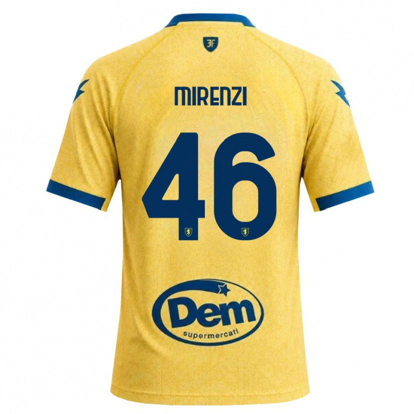 Danxen Uomo Maglia Andrea Mirenzi #46 Cachi Nero Blu Kit Gara Home 2026/27 Maglietta