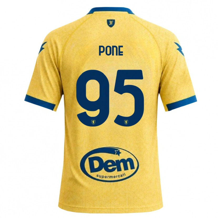 Danxen Uomo Maglia Cristian Pone #95 Cachi Nero Blu Kit Gara Home 2026/27 Maglietta