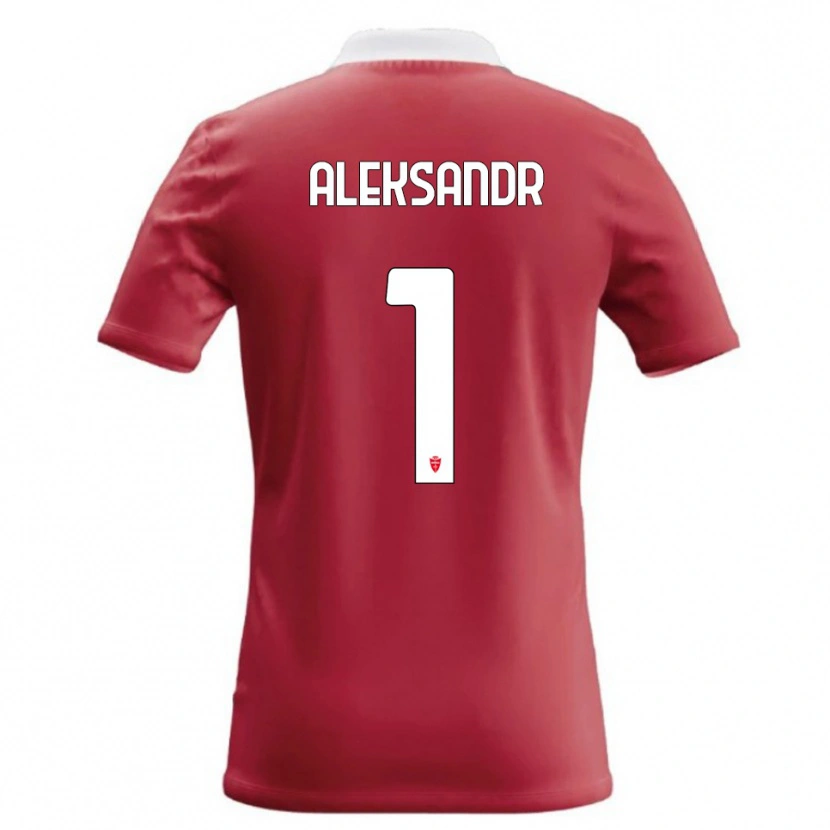 Danxen Uomo Maglia Aleksandr Ballabio #1 Rosso Bianco Kit Gara Home 2026/27 Maglietta