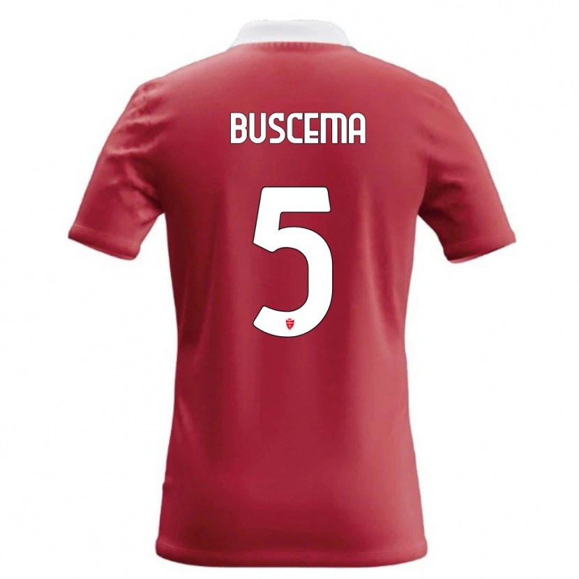Danxen Uomo Maglia Rosario Buscema #5 Rosso Bianco Kit Gara Home 2026/27 Maglietta