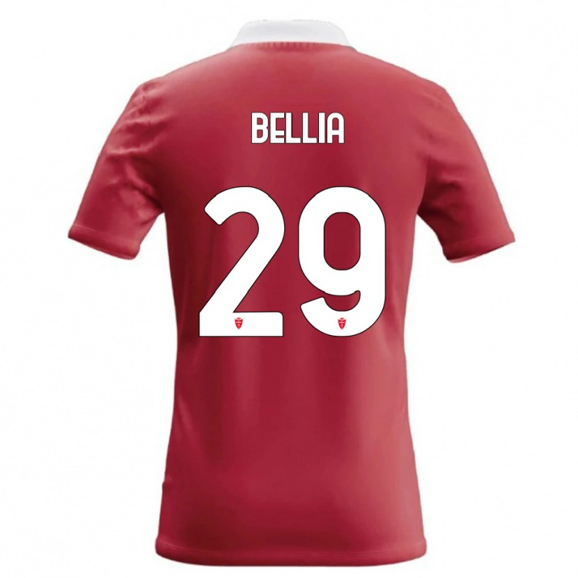 Danxen Uomo Maglia Edoardo Bellia #29 Rosso Bianco Kit Gara Home 2026/27 Maglietta