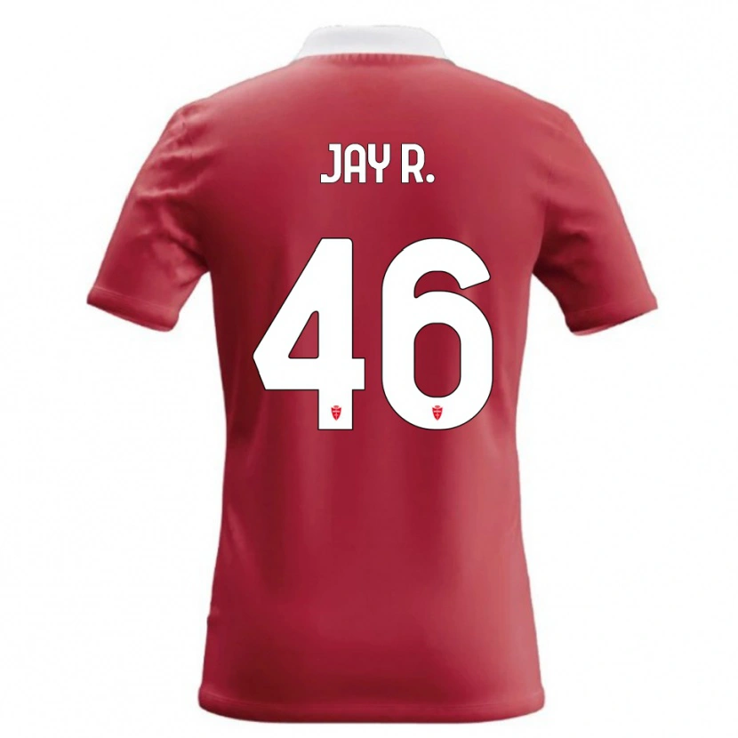 Danxen Uomo Maglia Jay Robinson #46 Rosso Bianco Kit Gara Home 2026/27 Maglietta