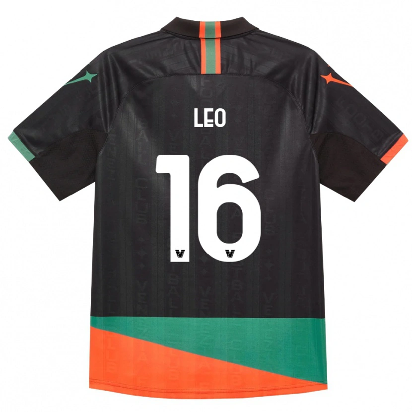Danxen Uomo Maglia Andrea Leo #16 Nero Arancio Verde Kit Gara Home 2026/27 Maglietta
