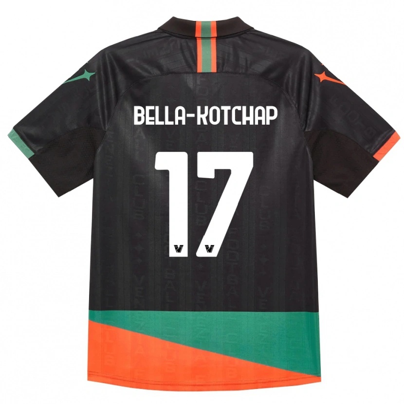 Danxen Uomo Maglia Armel Bella-Kotchap #17 Nero Arancio Verde Kit Gara Home 2026/27 Maglietta