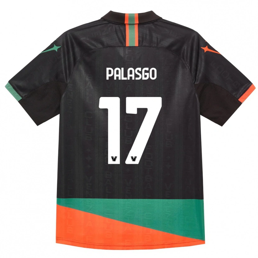 Danxen Uomo Maglia Gianmarco Palasgo #17 Nero Arancio Verde Kit Gara Home 2026/27 Maglietta