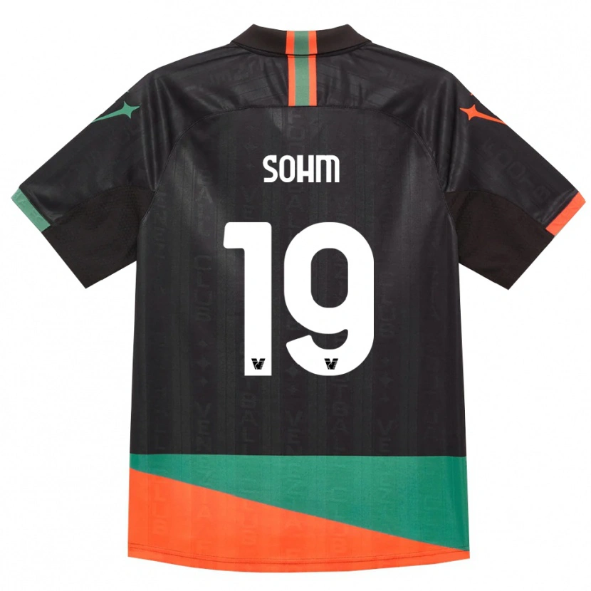 Danxen Uomo Maglia Simon Sohm #19 Nero Arancio Verde Kit Gara Home 2026/27 Maglietta