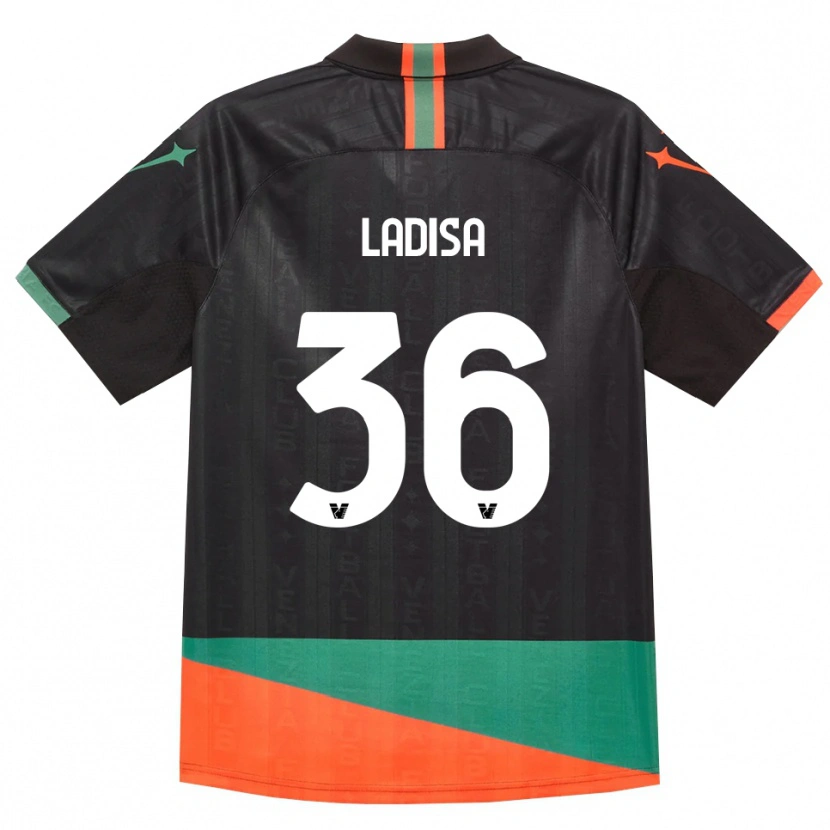 Danxen Uomo Maglia Marco Ladisa #36 Nero Arancio Verde Kit Gara Home 2026/27 Maglietta