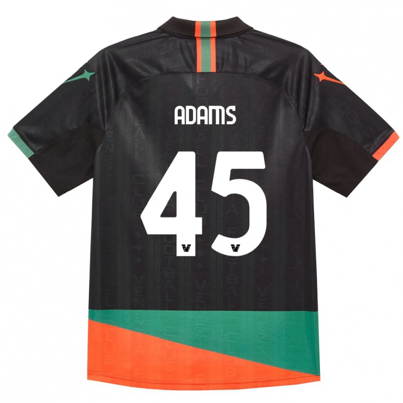Danxen Uomo Maglia Akor Adams #45 Nero Arancio Verde Kit Gara Home 2026/27 Maglietta