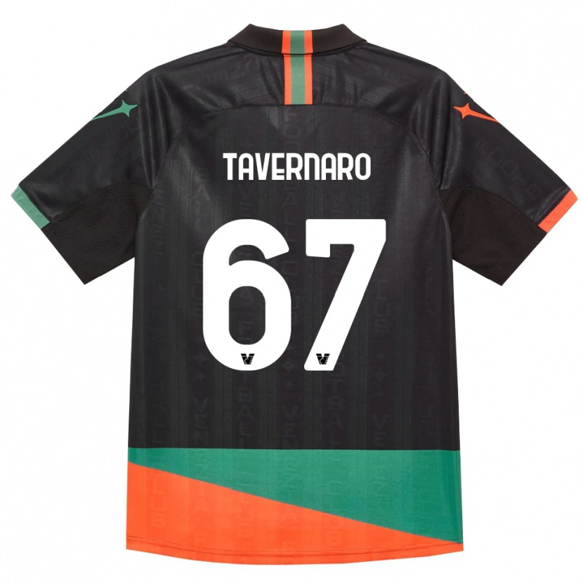 Danxen Uomo Maglia Federico Tavernaro #67 Nero Arancio Verde Kit Gara Home 2026/27 Maglietta